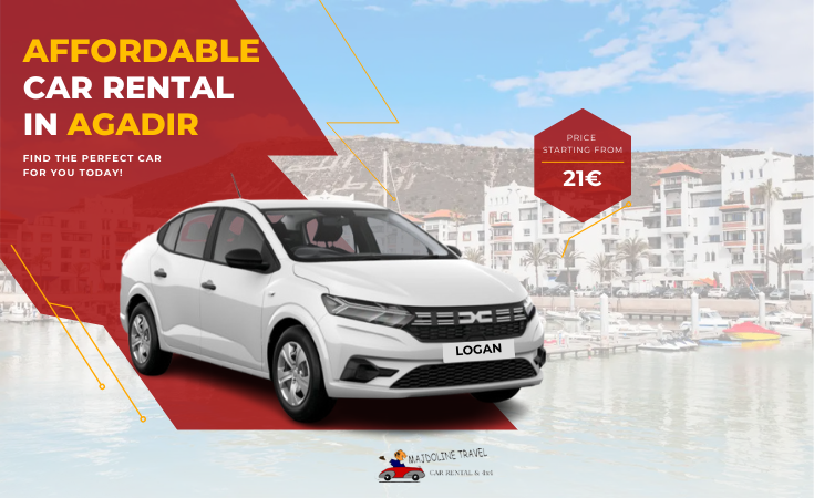 Cheap Dacia Logan rental in Agadir